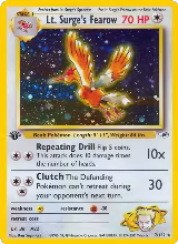 Lt. Surge's Fearow (007/132), Gym Heroes — Pokémon card price