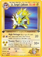 Lt. Surge's Jolteon (028/132) — card price