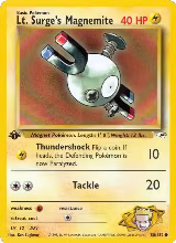 Lt. Surge's Magnemite (80) (080/132) — card price