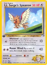 Lt. Surge's Spearow (83) (083/132) — card price