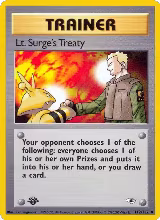 Lt. Surge's Treaty (112/132) — card price