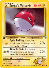 Lt. Surge's Voltorb (084/132) — card price