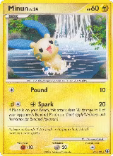 Minun (25/100) — card price