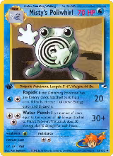 Misty's Poliwhirl (053/132) — card price