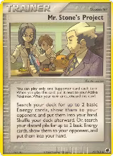Mr. Stone's Project (77/101) — card price