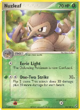 Nuzleaf (43/107), EX Deoxys — Pokémon card price