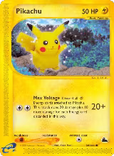 Pikachu (084/144), Skyridge — Pokémon card price