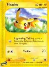 Pikachu (124/165), Expedition — Pokémon card price