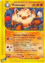 Primeape (029/147), Aquapolis — Pokémon card price