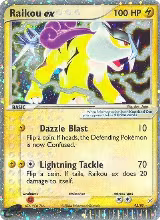 Raikou ex (92/95), EX Team Magma vs Team Aqua — Pokémon card price