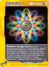 Rainbow Energy (144/147), Aquapolis — Pokémon card price