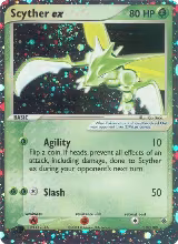 Scyther ex (102/109), EX Ruby and Sapphire — Pokémon card price
