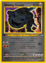 Shining Steelix (112/105), Neo Destiny — Pokémon card price