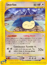 Snorlax (100/144), Skyridge — Pokémon card price