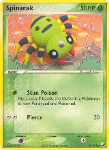 Spinarak (75/115), EX Unseen Forces — Pokémon card price