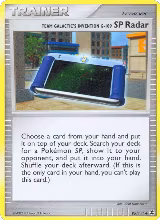 Team Galactic's Invention G-109 SP Radar (96/111) — card price