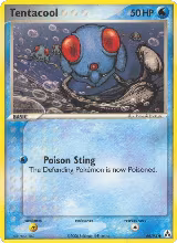 Tentacool (66/92), EX Legend Maker — Pokémon card price