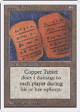 Copper Tablet, Unlimited Edition — Magic card price