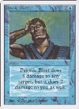 Psionic Blast, Unlimited Edition — Magic card price
