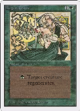Regeneration — card price