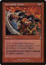 Acceptable Losses (172) — card price