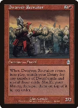 Dwarven Recruiter (186), Odyssey — Magic card price