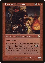 Possessed Barbarian (111) — card price
