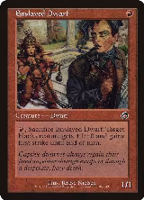 Enslaved Dwarf (96), Torment — Magic card price