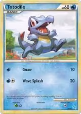 Totodile (#1) (1/30), HGSS Trainer Kit: Gyarados & Raichu — Pokémon card price