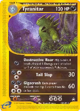 Tyranitar (040/147), Aquapolis — Pokémon card price