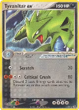 Tyranitar ex (Holo) (017/017), POP Series 1 — Pokémon card price