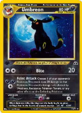 Umbreon (13) (13/75), Neo Discovery — Pokémon card price