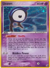 Unown (A) (A/28), EX Unseen Forces — Pokémon card price