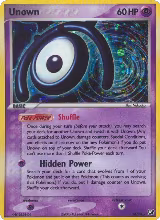 Unown (M) (M/28), EX Unseen Forces — Pokémon card price