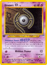 Unown [H] (028/105), Neo Destiny — Pokémon card price