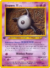 Unown [X] (030/105) — card price