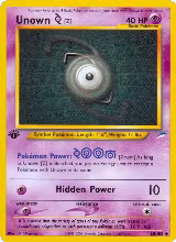 Unown [Z] (060/105) — card price
