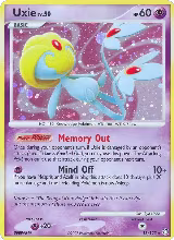 Uxie (18/123), Mysterious Treasures — Pokémon card price
