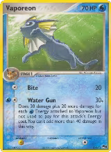 Vaporeon (006/017), POP Series 3 — Pokémon card price
