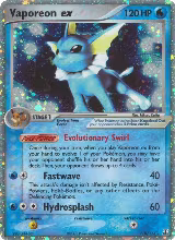 Vaporeon ex (110/113), EX Delta Species — Pokémon card price