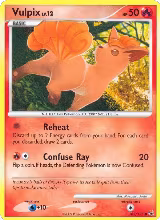 Vulpix (102/127) — card price
