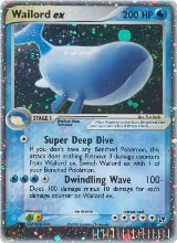 Wailord ex (100/100), EX Sandstorm — Pokémon card price