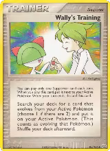 Wally's Training (85/106), EX Emerald — Pokémon card price