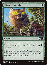 Titanic Growth (203), Magic 2015 (M15) — Magic card price