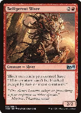 Belligerent Sliver (129) — card price
