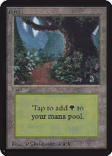 Forest (B), Alpha Edition — Magic card price