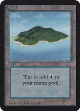 Island (B), Alpha Edition — Magic card price