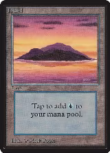 Island (A), Beta Edition — Magic card price