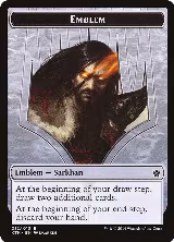 Emblem - Sarkhan, the Dragonspeaker (12) — card price