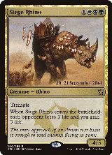 Siege Rhino (200), Prerelease Cards — Magic card price